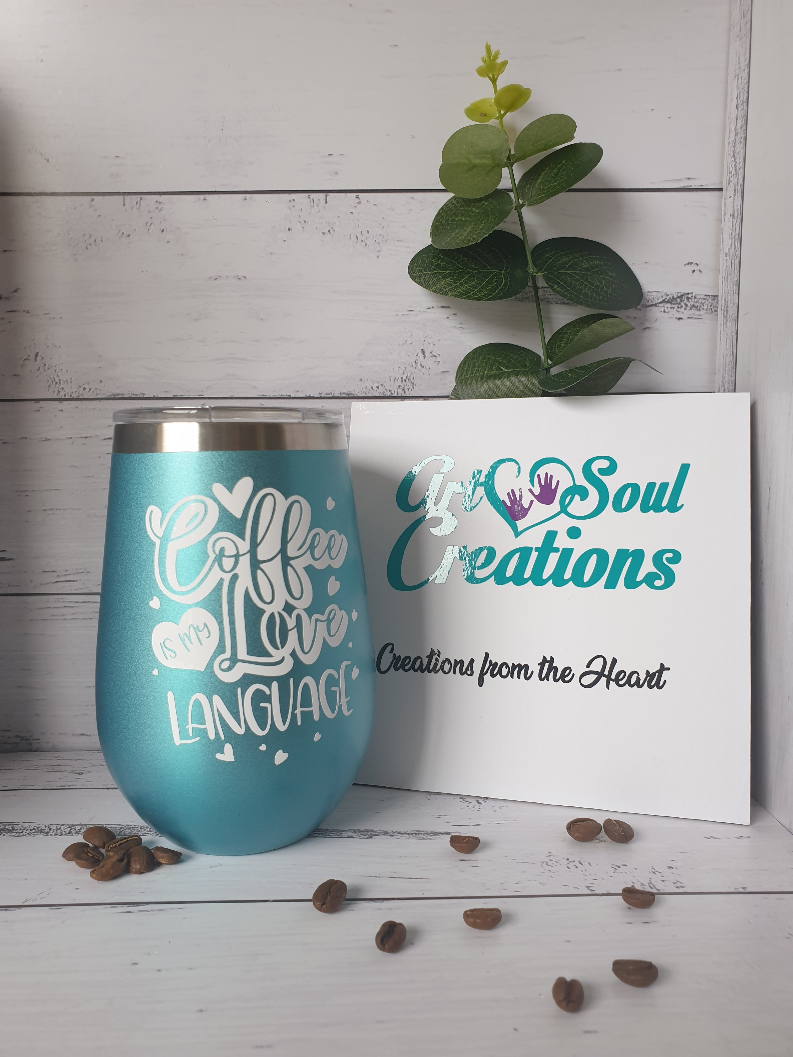 Stainless Steel Travel Mug - Love Language