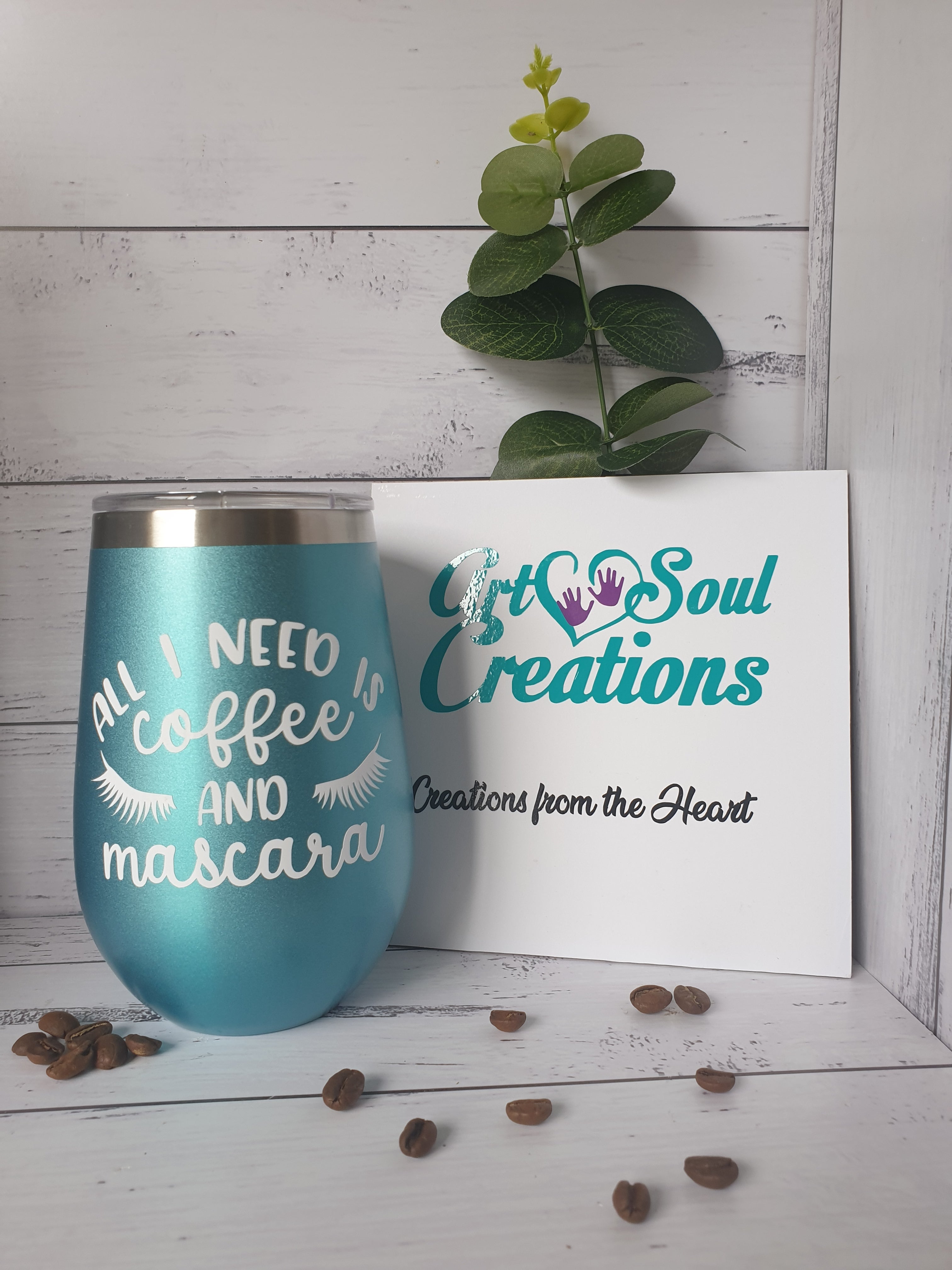 Stainless Steel Travel Mug - Mascara