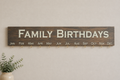 Family Birthdays