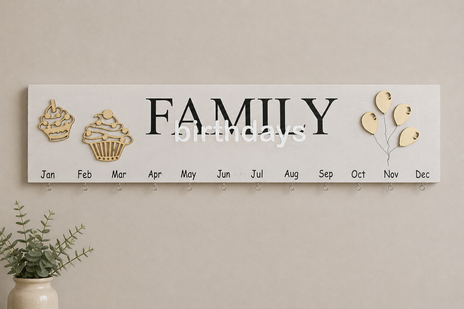 Family Birthdays - Cupcakes